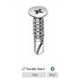 TORNILLO AUTOTALADRANTE CABEZA EXTRAPLANA DE Ø4,2x13mm (€/100uds)