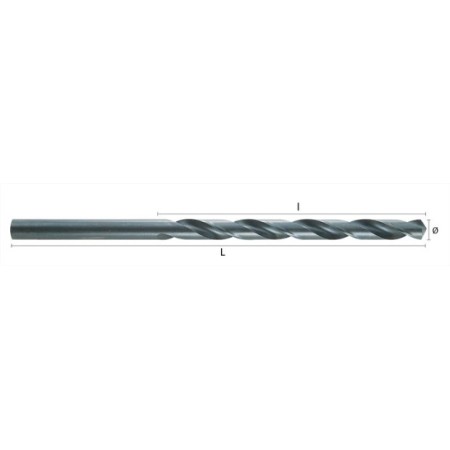 BROCA CILINDRICA HSS LARGA DIN 340N Ø4.25x119mm ref. 1112