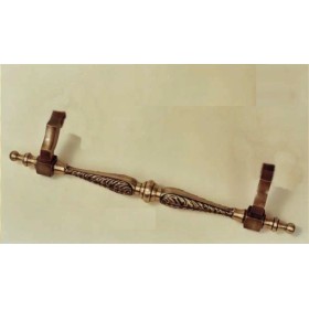 TIRADOR LATON 450mm CURVO/DESPLAZADO 295mm EJES ref. 1109