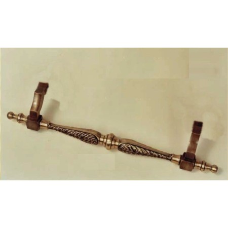 TIRADOR LATON 450mm CURVO/DESPLAZADO 295mm EJES ref. 1109