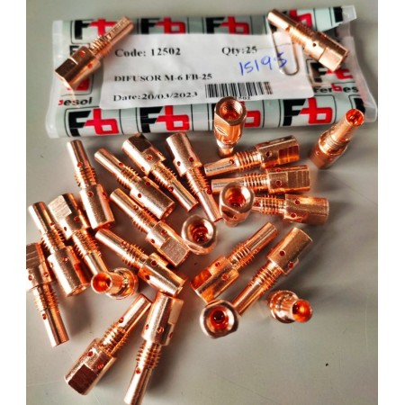 DIFUSOR PORTAPUNTAS PARA ANTORCHA MIG MAR-25
