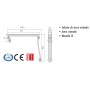 SELECTOR DE CIERRE PARA PUERTA CORTAFUEGO 2HOJAS CISA ref. 07084.10