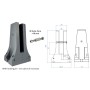 PINZA CHAMELEON DE ZAMAC ref. J2000350 SIN EMBELLECEDORES