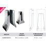 CHAMELEON EMBELLECEDOR INOX BRILLO AISI 316 ref. X2000360316
