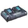 CARGADOR MAKITA 18V/14,4V DC18RD DE 2 PUERTOS ref. 196933-6