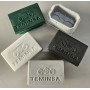 CONTERA/REMATE RECTANGULAR VERDE DE 60x40mm "LOGO TEMINSA"