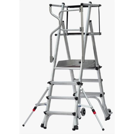 PLATAFORMA DE TRABAJO PROTECT FLEX EXTENSIBLE DE 4-6 peldaños/3,37m ref. 01-950-046