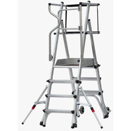 PLATAFORMA DE TRABAJO PROTECT FLEX EXTENSIBLE DE 5-8 peldaños/3,89m ref. 01-950-058