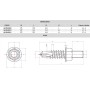 TORNILLO BROCA CON ROSCA MAHCO M-6x5mm (€/100uds) ref. ABERM06006