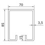 CARRIL U70 DE 3.00m ESTEBRO ref. 470