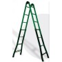 ESCALERA MULTIUSO DE ACERO CODIVEN MIRAGGIO DE 4+4 PELDAÑOS