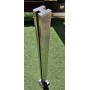 PILAR INOXIDABLE DE 2 CANALES 50x50x15x1000mm INTERMEDIO "H"
