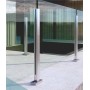 PILAR INOXIDABLE DE 2 CANALES 50x50x15x1000mm INTERMEDIO "H"