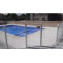 VALLA PLEGADA BLANCO PANEL DE 2000x1030 mm. BRICOTEC, RAL 9016