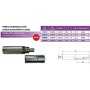 PERNIO NUDO FACRISUR Ø35x150mm CON DOBLE RODAMIENTO ref. 1005DR