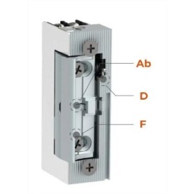 CERRADERO ELÉCTRICO DORCAS 54 ABDF 8-12V AC/DC SIN PLACA CON DESBLOQUEO