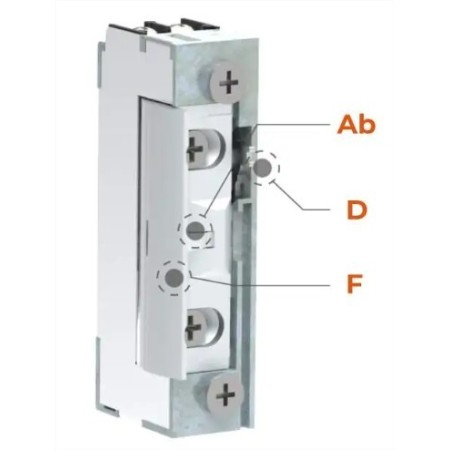 CERRADERO ELÉCTRICO DORCAS 99 ABDF 10-24V AC/DC SIN PLACA CON DESBLOQUEO