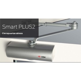 CIERRAPUERTAS CISA SMART PLUS2 GRIS FUERZA 2-4 BRAZO NORMAL ref. C1425.03.97