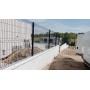 VALLA PLEGADA NEGRO PANEL DE 2000x1230 mm. BRICOTEC, RAL 9005