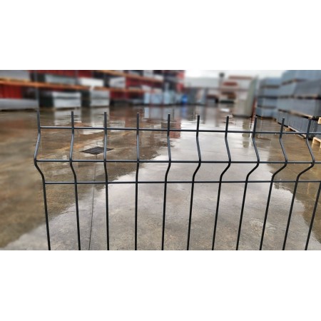 VALLA PLEGADA GRIS PANEL DE 2000x600 BRICOTEC, RAL 7016