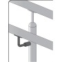SOPORTE INOXIDABLE  PARA UN SEGUNDO PASAMANOS PARA TUBO Ø42,4mm ref. E0226