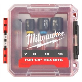 ESTUCHE MILWAUKEE VASOS CON EJE SHOCKWAVE (4uds) ref. 4932492445