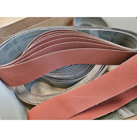 BANDA LIJA DE 40x760mm DE GRANO CERÁMICO A-80 PARA LIJADORA DE TUBOS METABO/STAYER