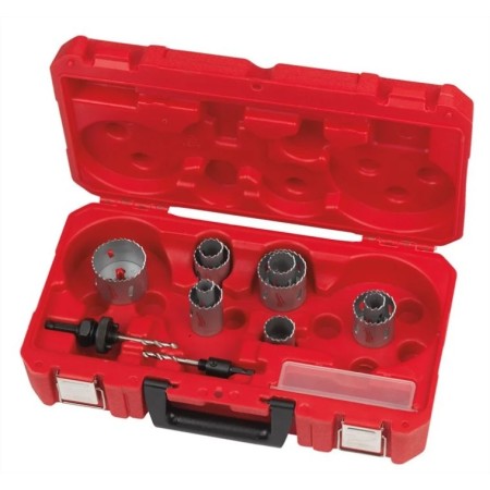 ESTUCHE MILWAUKEE DE CORONAS BIMETALICAS CONTRACTOR (14pc) ref. 4932464720