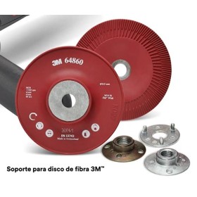 PLATO LIJADOR CAUCHO AEROREFRIGERADO Ø125mm 3M ref. 64861