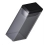 CONTERA RECTANGULAR DE 100x50mm COLOR NEGRO