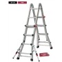 ESCALERA MULTIUSO ALUMINIO 10+10 PELDAÑOS FERRAL TELEFLEX