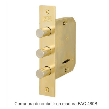 CERRADURA FAC 480-B DORADA (unidad) ref. 01178