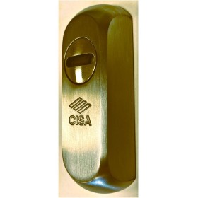 ESCUDO DE SEGURIDAD CISA ESTRECHO 32mm LATÓN ref. 06460.70.0.C3