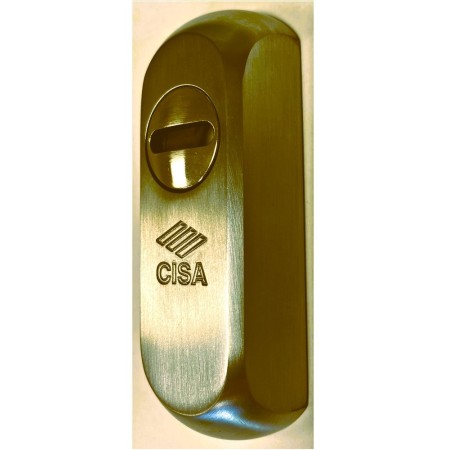ESCUDO DE SEGURIDAD CISA ESTRECHO 32mm LATÓN ref. 06460.70.0.C3
