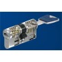 BOMBILLO ABUS XELUS 30+30 NÍQUEL LEVA CORTA ref. XL2L410ME NI SB07