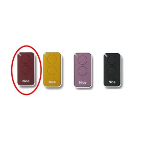 Mando a distancia bicanal, modelo INTI2, Nice. Rojo 
