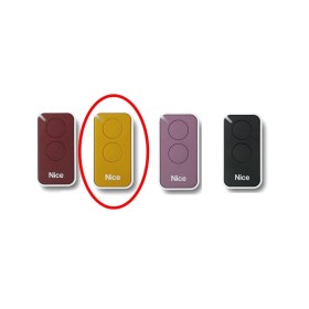 Mando a distancia bicanal, modelo INTI2, Nice. Amarillo