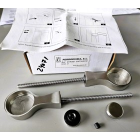 SOPORTE INOX PARA HACER TIRADORES A MEDIDA POR UN SÓLO LADO DE LA PUERTA