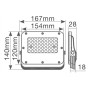FOCO LED PLANO GARSACO DE 30W 6500K IP 65