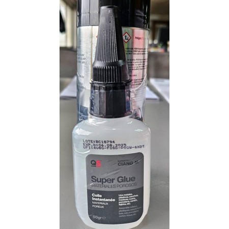 PEGAMENTO CIANOCRILATO+ACTIVADOR QS 50+200gr
