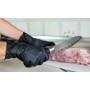 GUANTE NITRILO NEGRO SIN POLVO DE 6gr/0,24mm DERMIK NN60 (CAJA 100 UNIDADES) TALLA L
