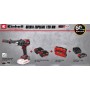 TALADRO 18V EINHELL 120Nm TP-CD 18/120 Li-i BL 2x4Ah + 1x2,5Ah + MALETÍN ref. 4514310