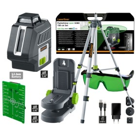 NIVEL LASER LASERLINER PocketLine-laser G360 Set TRIPODE 150cm. VISIBILIDAD 30 METROS