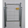 PUERTA METÁLICA PARA CERRAMIENTO MODELO 2022 DE 0,80 X 1 METRO CINCADA
