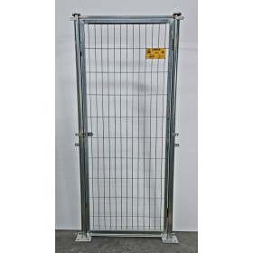 PUERTA METÁLICA PARA CERRAMIENTO MODELO 2022 DE 0,80 X 2 M.CINCADA CON PLACAS DE ANCLAJE.AP.DERECHAS