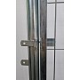 PUERTA METÁLICA PARA CERRAMIENTO MODELO 2022 DE 0,80 X 2 METROS CINCADA CON PLACAS DE ANCLAJE
