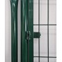 PUERTA METÁLICA PARA CERRAMIENTO MODELO 2022 DE 0,80 X 1,5 METROS LACADA EN VERDE