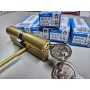 BOMBILLO CISA LEVA CORTA 40+40 LATÓN SERIE LOCKING LINE