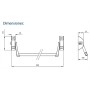 ANTIPÁNICO TESA GLOBAL DE SOBREPONER EN INOXIDABLE ref. GL1S908SI
