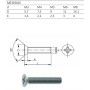 TORNILLO CABEZA AVELLANADA DIN.965 M-5x70 (€/100uds)